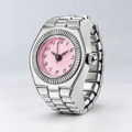 Celeste Celeste Blush on pale grey studio background