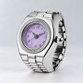 Celeste Celeste Amethyst on pale grey studio background