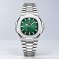 Marcell Sterling Emerald on pale grey studio background
